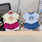Unisex “Be Kind” Rainbow Summer Shorts Set – Kids Matching Tee & Pocket Shorts Outfit