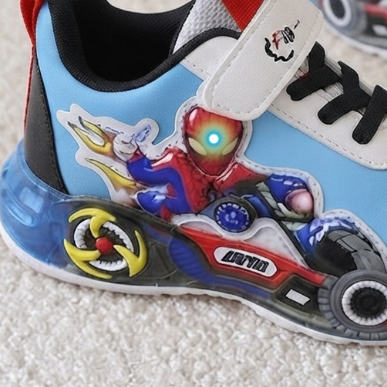 Kids Spider-Man Racing Light-Up Sneakers