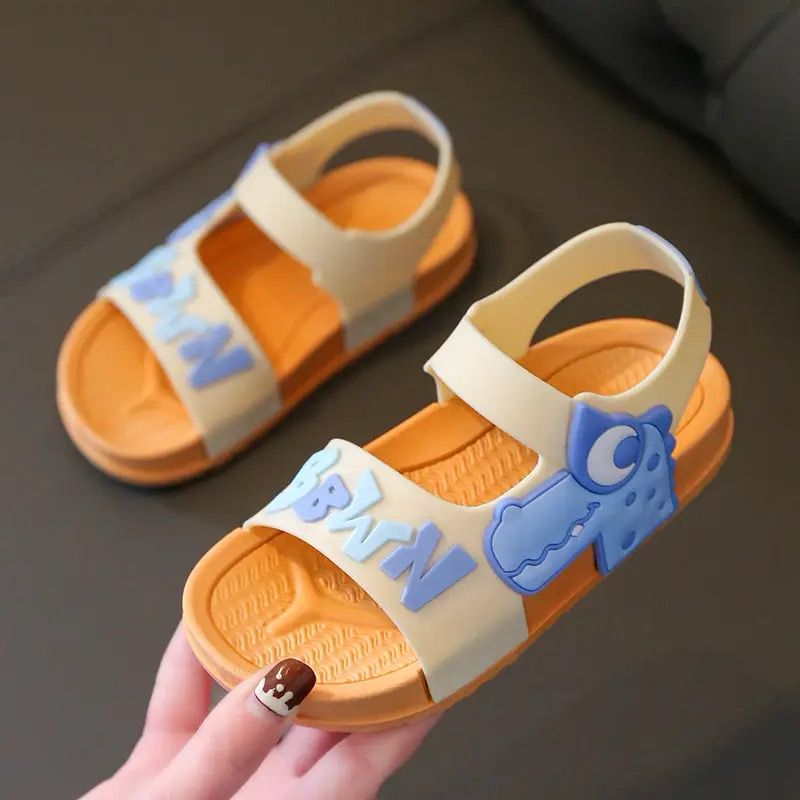 2024 New Arrival Kids Girls Buckle Straps Summer Sandals, Lightweight EVA Heel Sandals