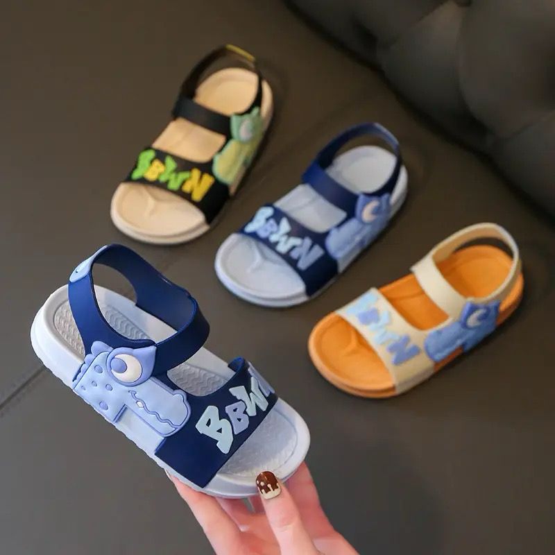 2024 New Arrival Kids Girls Buckle Straps Summer Sandals, Lightweight EVA Heel Sandals