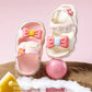 Cute girls summer slippers with bowknot.