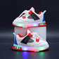 Modern sports shoes for children with LED lighting. Comfortable and non-slip.