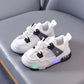 Modern sports shoes for children with LED lighting. Comfortable and non-slip.