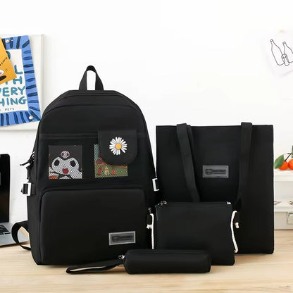 Ensemble de 4 sacs d'école multifonctionnels pour filles