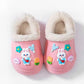 Kids Waterproof Indoor Slippers Winter Shoes On Sale Soft Cotton Cartoon Shoes For children