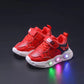 SpidSuffolk Kids' Shoes - LED Light and Superhero Inspired Fashion Mesh Design