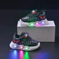 SpidSuffolk Kids' Shoes - LED Light and Superhero Inspired Fashion Mesh Design