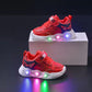 SpidSuffolk Kids' Shoes - LED Light and Superhero Inspired Fashion Mesh Design