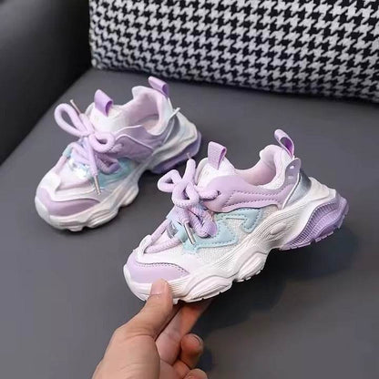 New High Quality Kids Outwear Clunky Sneakers Soft Sole Mesh Casual Boys Girls Sports Shoes - IRRAKIDS