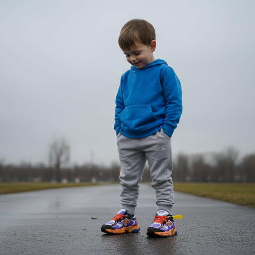 Baskets épaisses pour enfants – Chaussures de course légères et respirantes en maille pour garçons et filles
