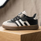 Baskets décontractées pour enfants avec fermeture à scratch, semelle en caoutchouc antidérapante, chaussures confortables et légères pour garçons et filles