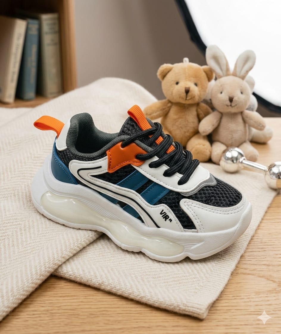 Kids LED Light-Up Sneakers – Breathable Mesh Sport Shoes with Flashing Lights for Boys & Girls