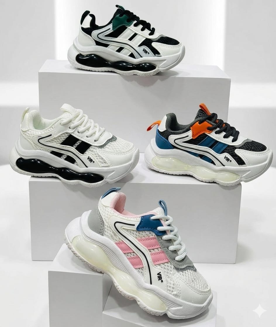 Kids LED Light-Up Sneakers – Breathable Mesh Sport Shoes with Flashing Lights for Boys & Girls