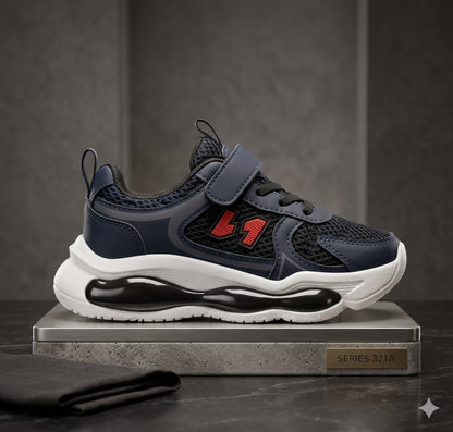 Baskets de sport lumineuses LED pour enfants, avec semelle à coussin d'air, maille respirante et légères, pour garçons et filles.