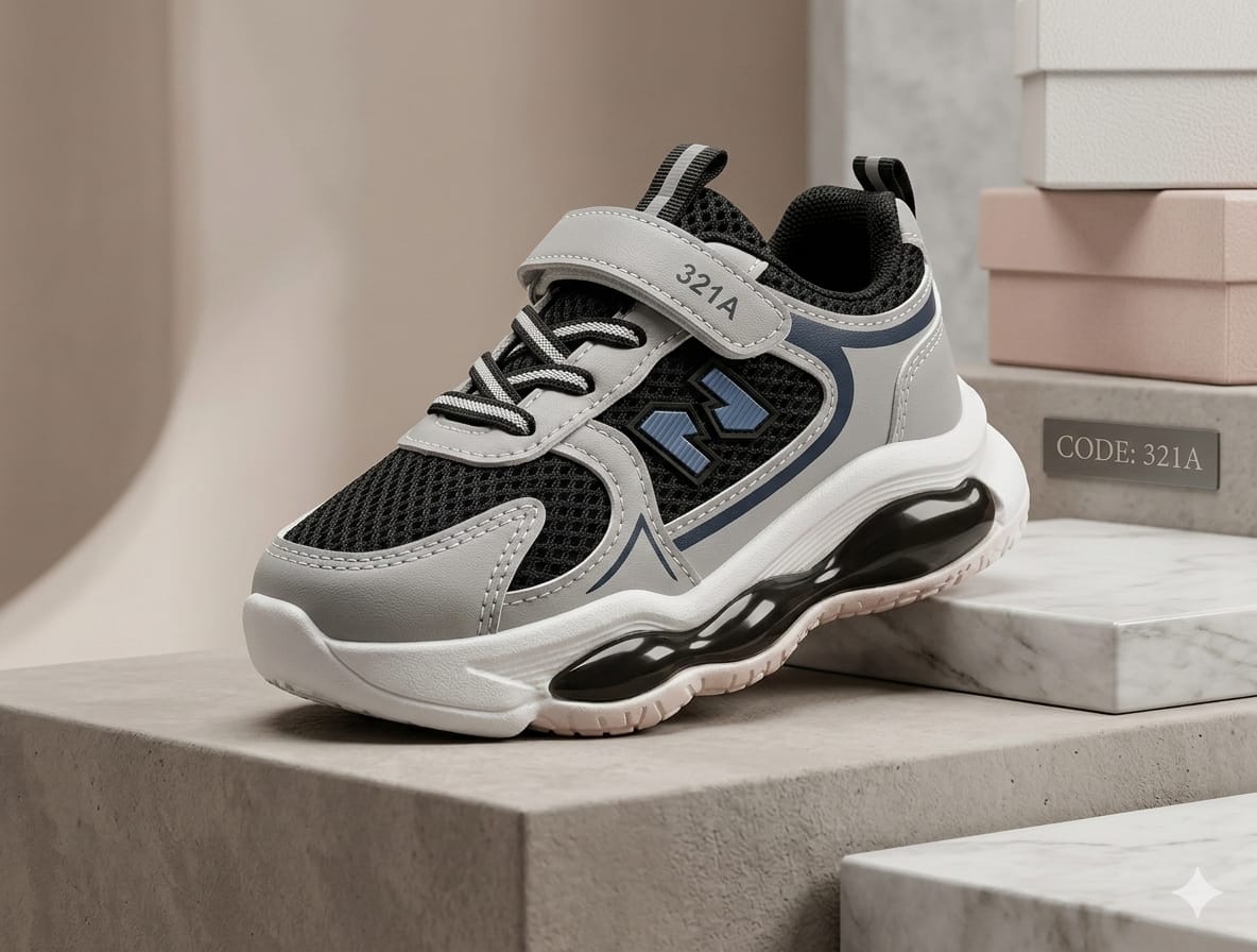 Baskets de sport lumineuses LED pour enfants, avec semelle à coussin d'air, maille respirante et légères, pour garçons et filles.