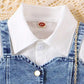 ✨ Sweet Princess Denim &amp; Tulle Dress for Girls