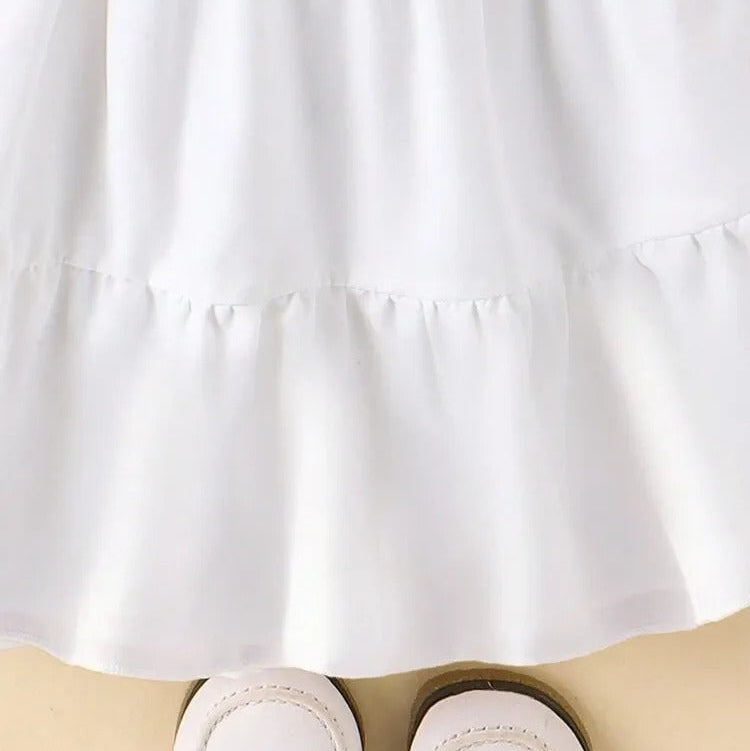 ✨ Sweet Princess Denim &amp; Tulle Dress for Girls