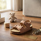 Sandales d'été pour enfants, avec motif mignon de lapin de dessin animé – Confortables et douces, avec boucle réglable, pour garçons et filles