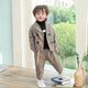 Cozy Toddler Three-Piece Wool Coat , SWEATER & Pants Set
