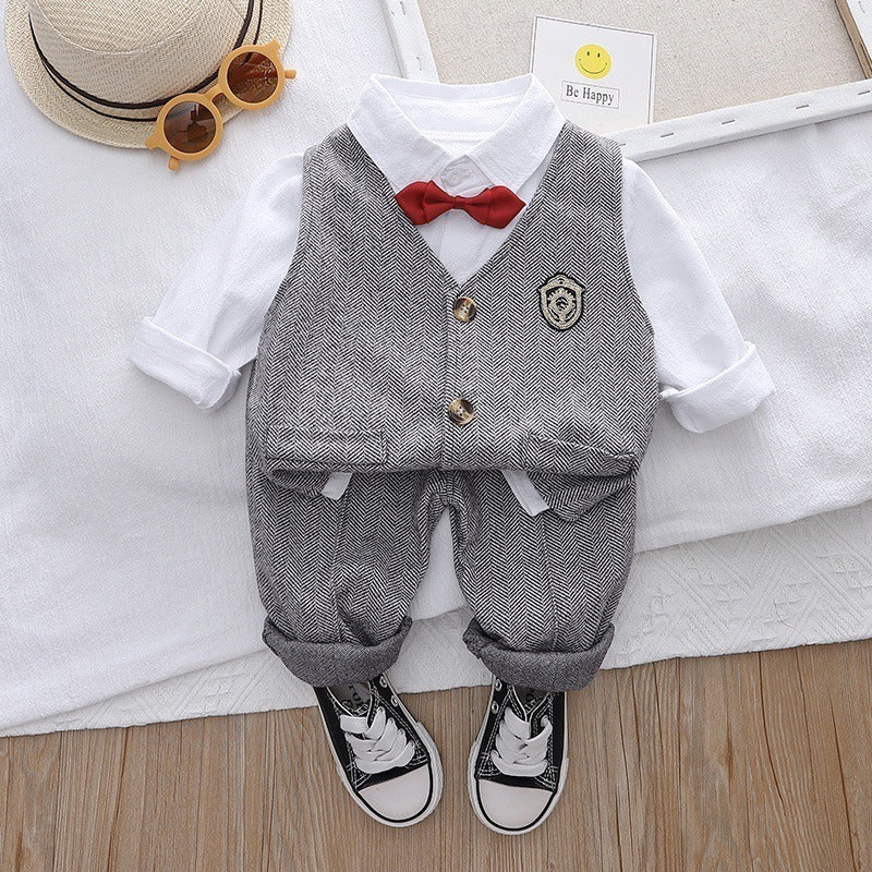 Classic Gentleman Boys’ 3-Piece Formal Vest Set