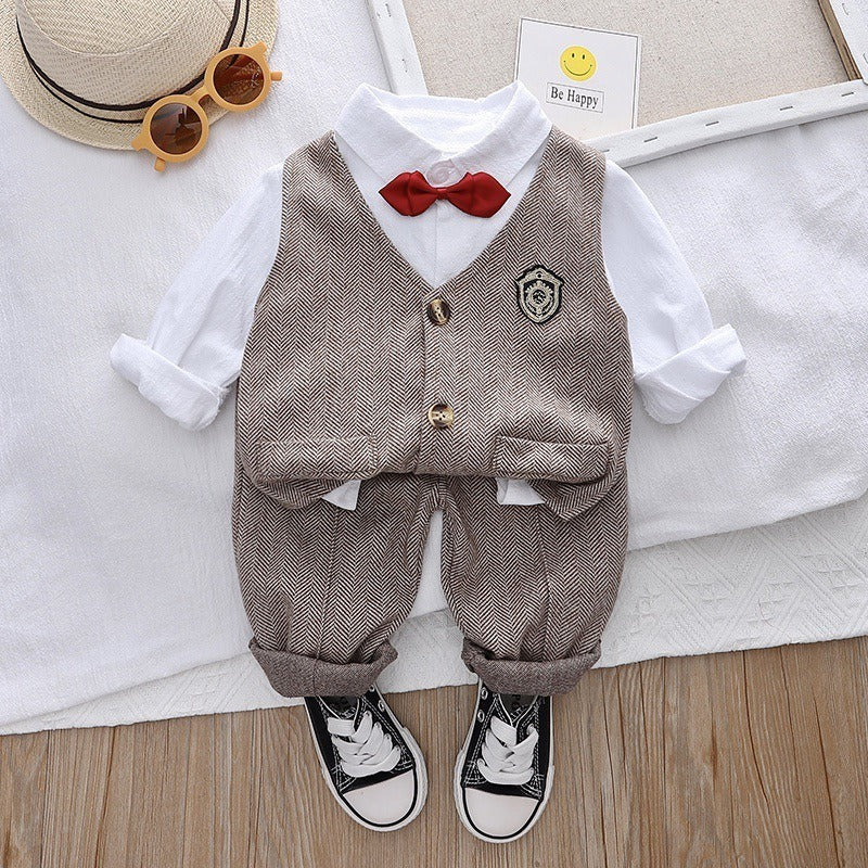 Classic Gentleman Boys’ 3-Piece Formal Vest Set