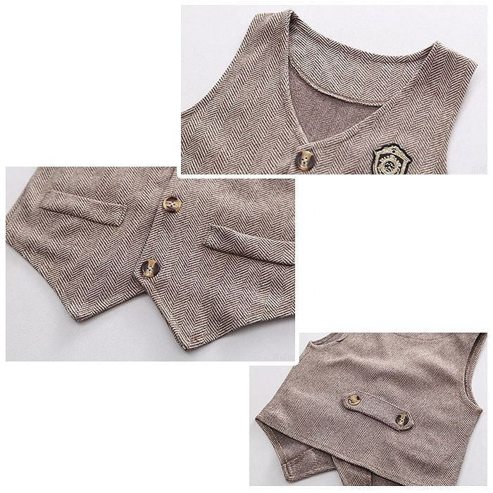 Classic Gentleman Boys’ 3-Piece Formal Vest Set