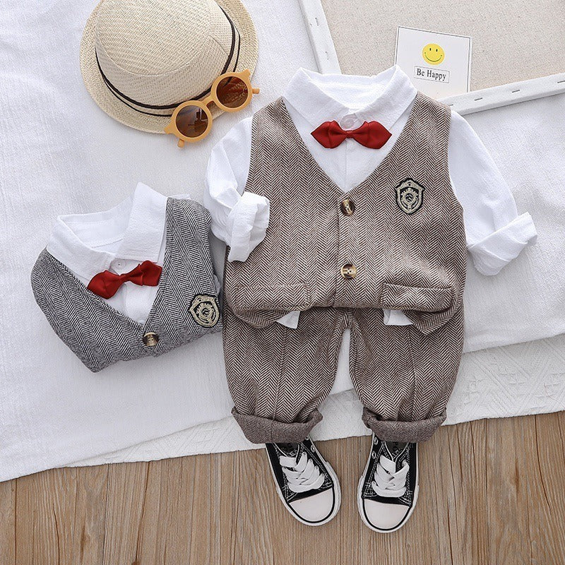 Classic Gentleman Boys’ 3-Piece Formal Vest Set