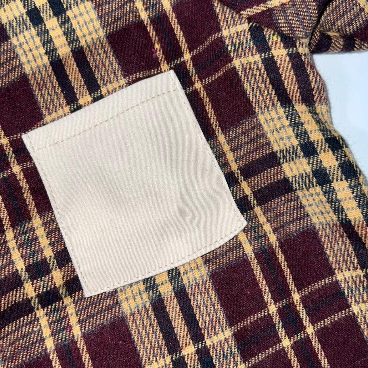Ensemble d'été 2 pièces pour garçons – Chemise à carreaux et short beige