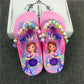 Princess Girls’ Summer Sandals with Pearls & Roses – Elegant Comfort