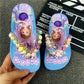 Princess Girls’ Summer Sandals with Pearls & Roses – Elegant Comfort