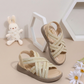Sandales élégantes à brides croisées pour filles – Douces et stylées, confort d'été 👡✨