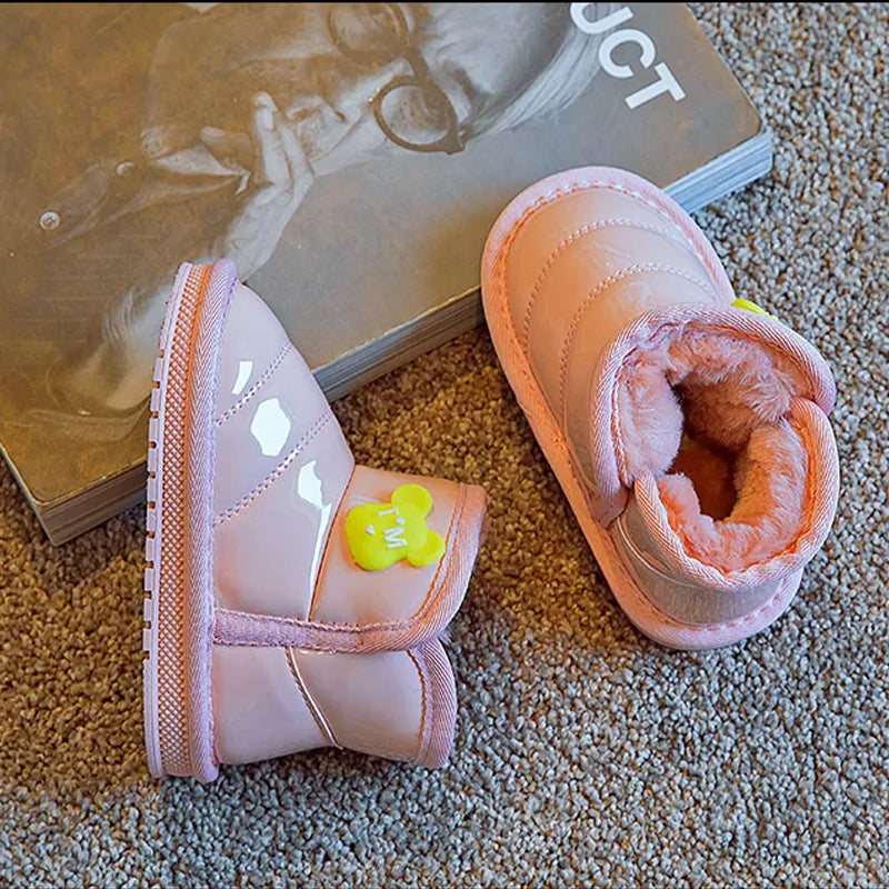 Cozy girls Boots: Plush Lined, Perfect for Boys and Girls, Soft-Soled Winter Shoes