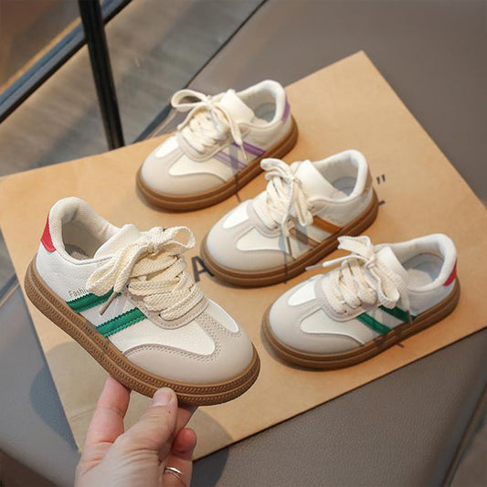 Baskets coréennes élégantes et tendance pour enfants – Parfaites pour les garçons et les filles | Chaussures de printemps minimalistes et de qualité