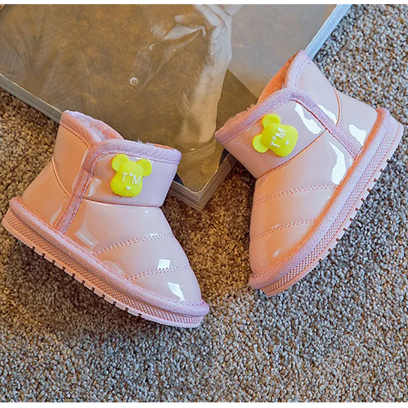 Cozy girls Boots: Plush Lined, Perfect for Boys and Girls, Soft-Soled Winter Shoes