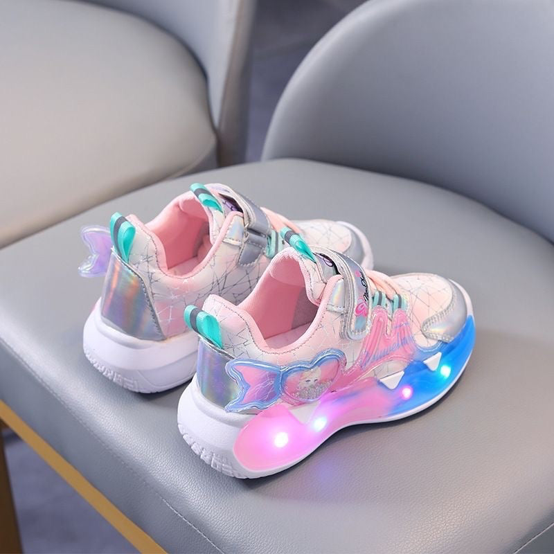 LED Sport Shoes Inspired by Elsa for Kids!