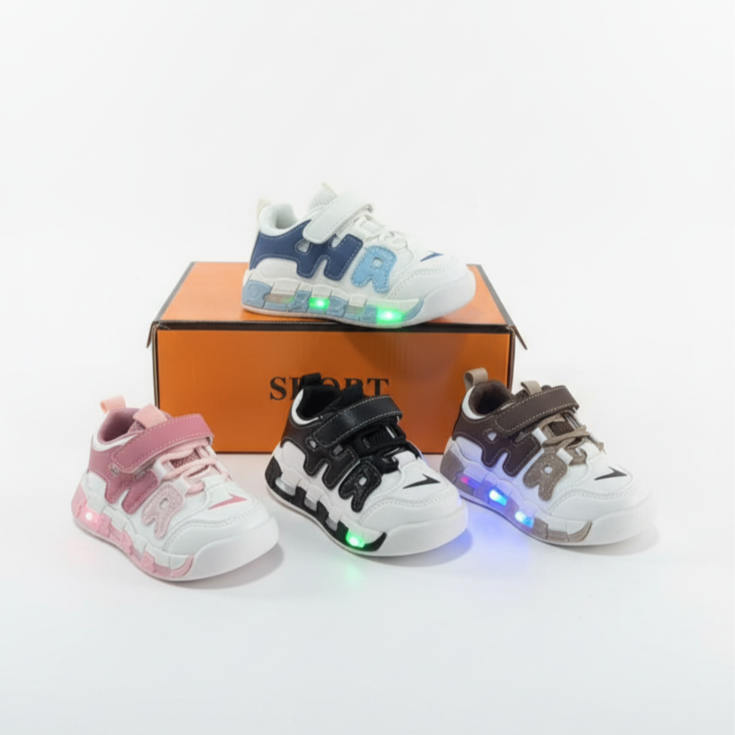 Light-Up Kids' Shoes: COD — Product image: Try at home with Cash on Delivery and easy returns if the size isn’t right. Fast