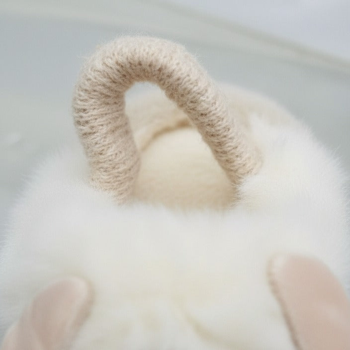 Girls' Fuzzy Bunny House Slippers — Product image: 