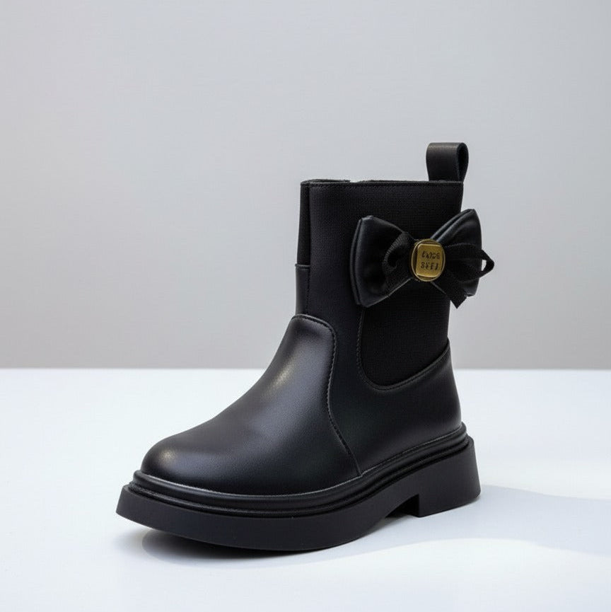 Girls' Bow Chelsea Ankle Boots — Product image: 