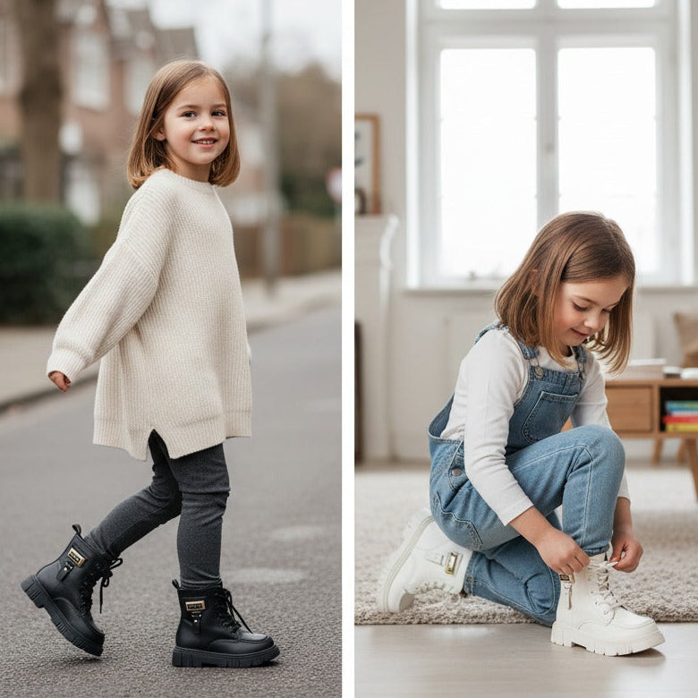 Kids Girls Fashion Winter Boots – Stylish, Warm & Super Comfortable
