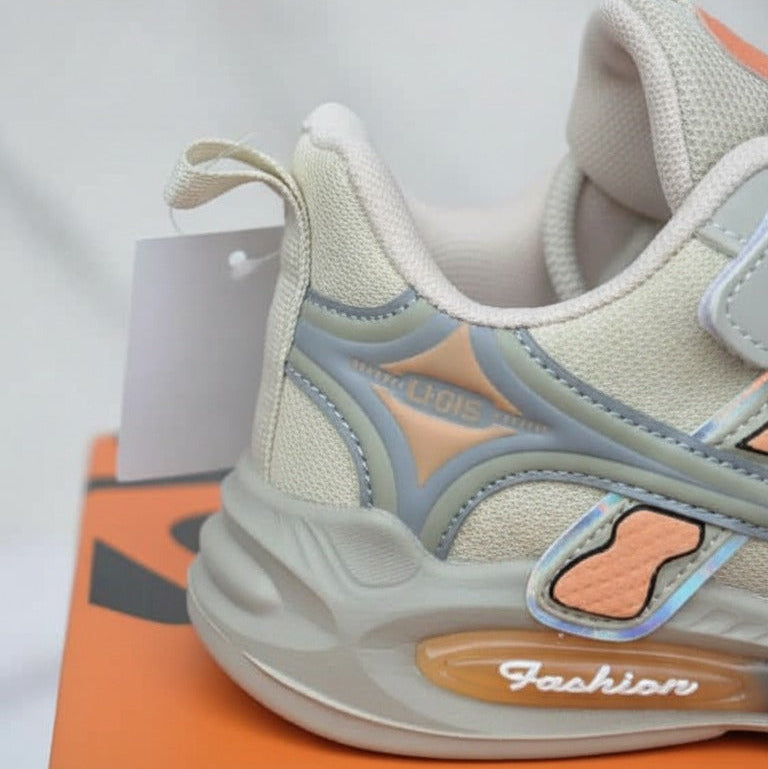 Boys sport sneakers with lace & hook-and-loop strap — Product image: 