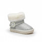 Girls' Glitter Faux-Fur Ankle Boots — Product image: 