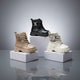 Girls’ Lace-Up Ankle Boots—Lug Grip for Safer Steps