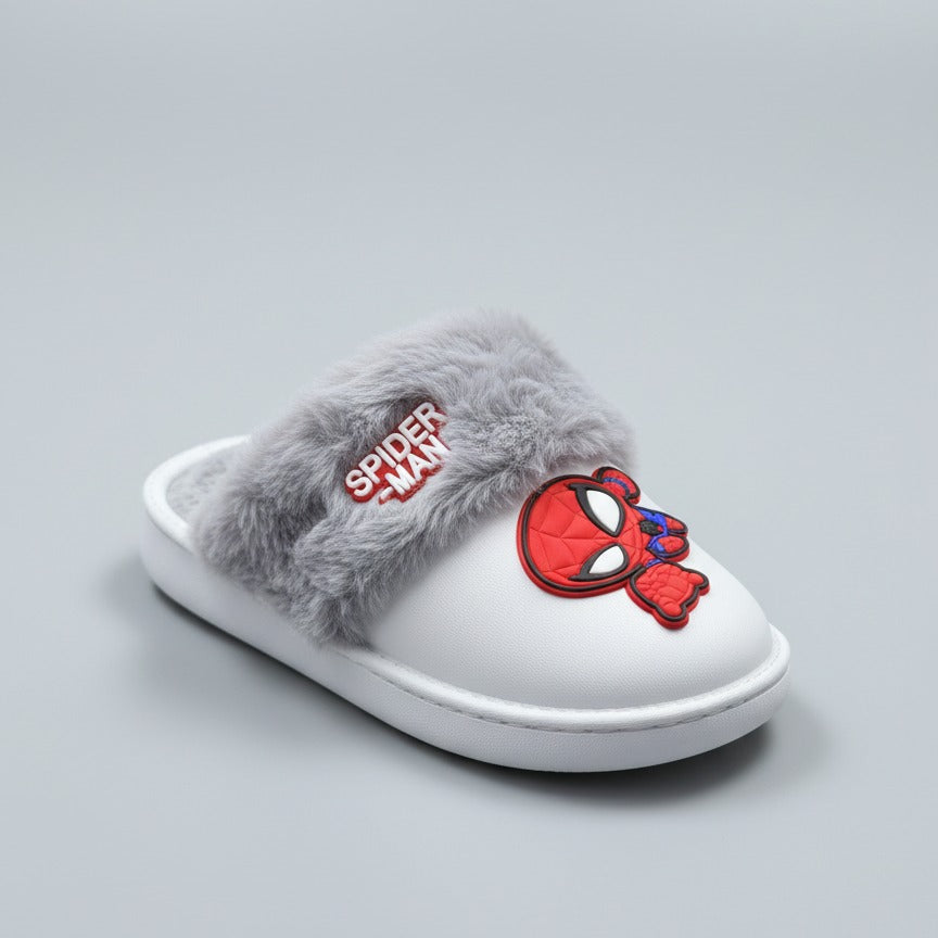 Boys' Spider-Man Plush-Lined Slip-On Slippers — Product image: 