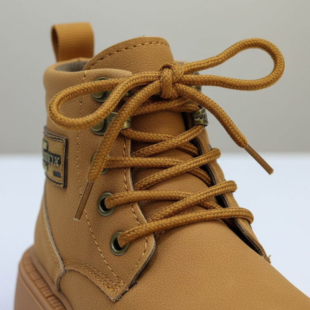 Boys' Lace-Up Ankle Work Boots — Product image: 