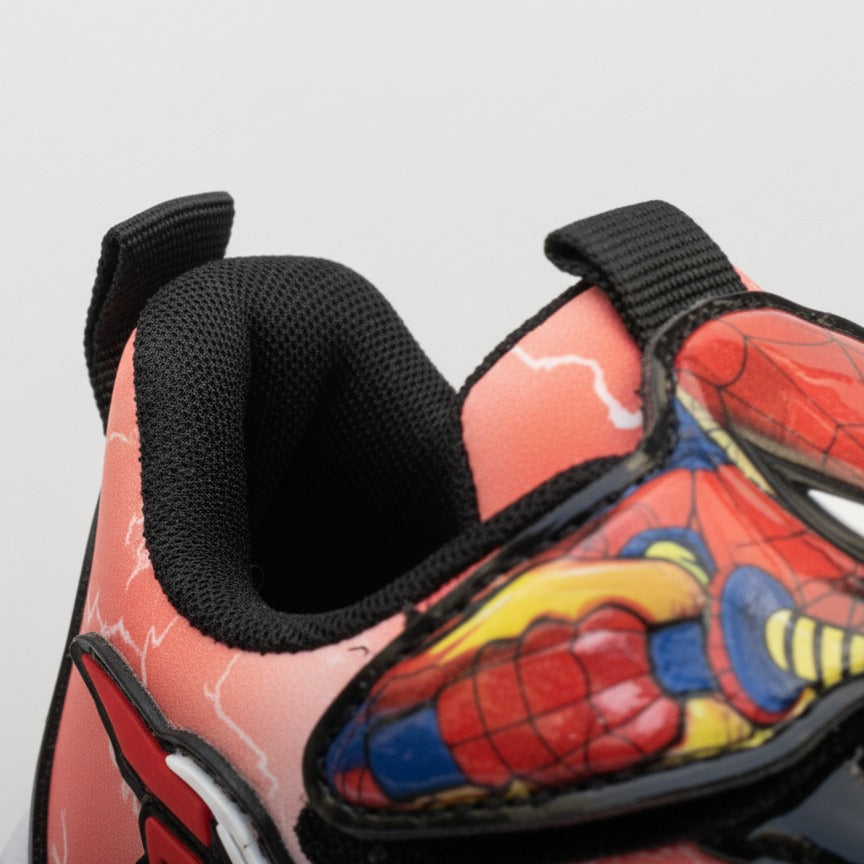 Boys Superhero Car-Graphic Hook-and-Loop Sneakers — Product image: 