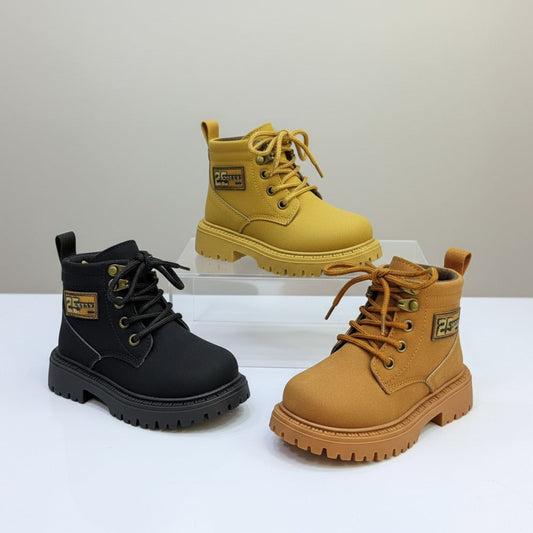 Boys' Lace-Up Ankle Work Boots — Product image: 