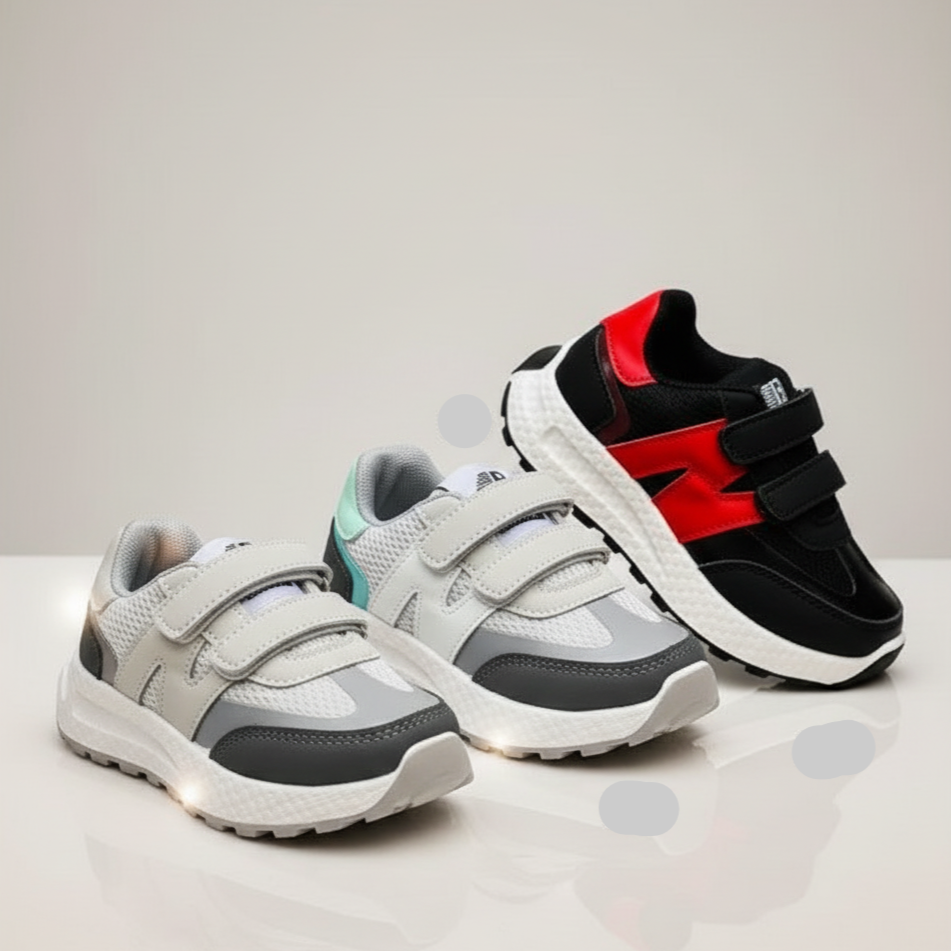 Fashionable children's sneakers made of high-quality materials - comfortable and lightweight for walking and playing