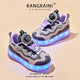 Kids' Light-Up Sneakers with Retractable Wheels - Fashionable Design with LED Light