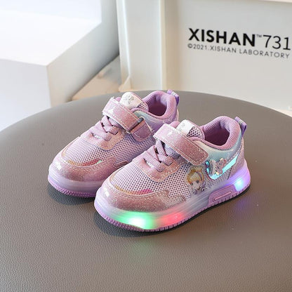 Kids Princess Light-Up Sneakers for Girls