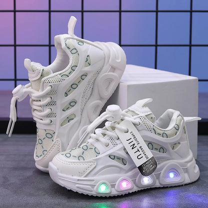 Baskets lumineuses LED unisexes pour enfants – Chaussures élégantes, confortables et amusantes pour tous les jours